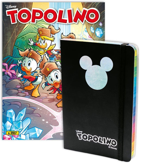 TOPOLINO 3557 + BLOCK NOTES ARCOBALENO TOPOLINO 3557 + BLOCK NOTES ARCOBALENO