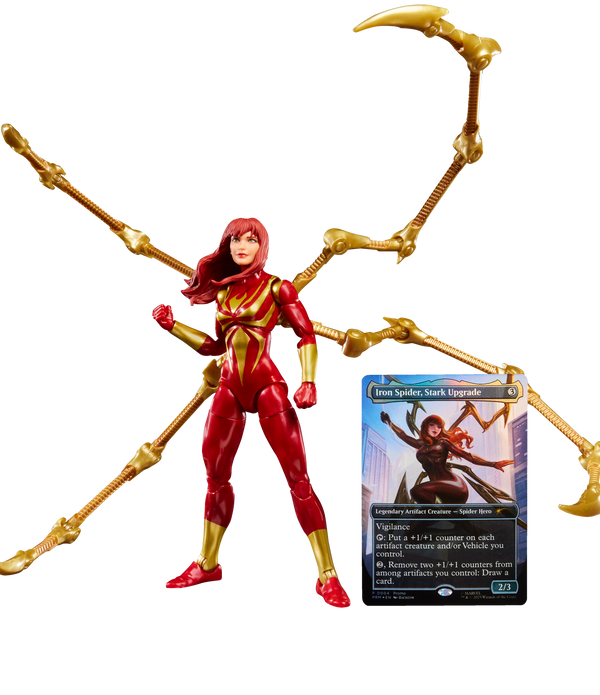 MARVEL CLASSIC LEGENDS - MAGIC: THE GATHERING MARY JANE IN IRON SPIDER SUIT - ACTION FIGURE 15CM MARVEL CLASSIC LEGENDS - MAGIC: THE GATHERING MARY JANE IN IRON SPIDER SUIT - ACTION FIGURE 15CM
