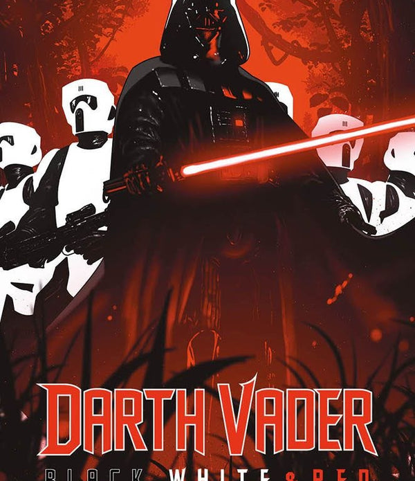 STAR WARS DARTH VADER BLACK WHITE & RED STAR WARS DARTH VADER BLACK WHITE & RED