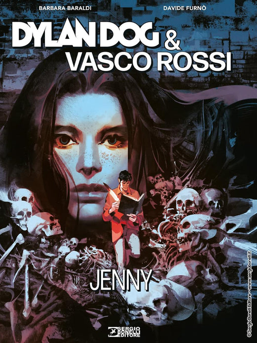 DYLAN DOG & VASCO ROSSI JENNY (COPIA AUTOGRAFATA)