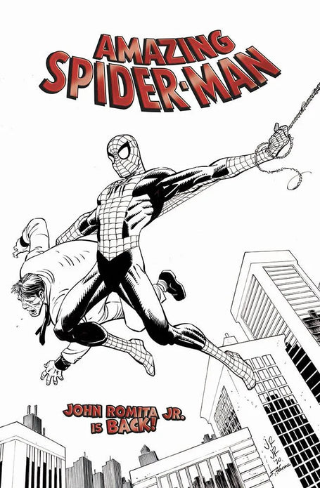 AMAZING SPIDER-MAN 1 (801) VARIANT DI JOHN ROMITA JUNIOR