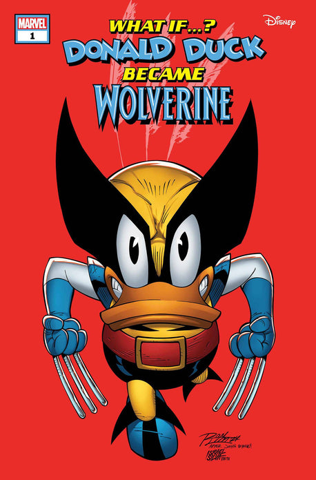 MARVEL DISNEY WHAT IF DONALD DUCK BECAME WOLVERINE #1 RON LIM VAR.