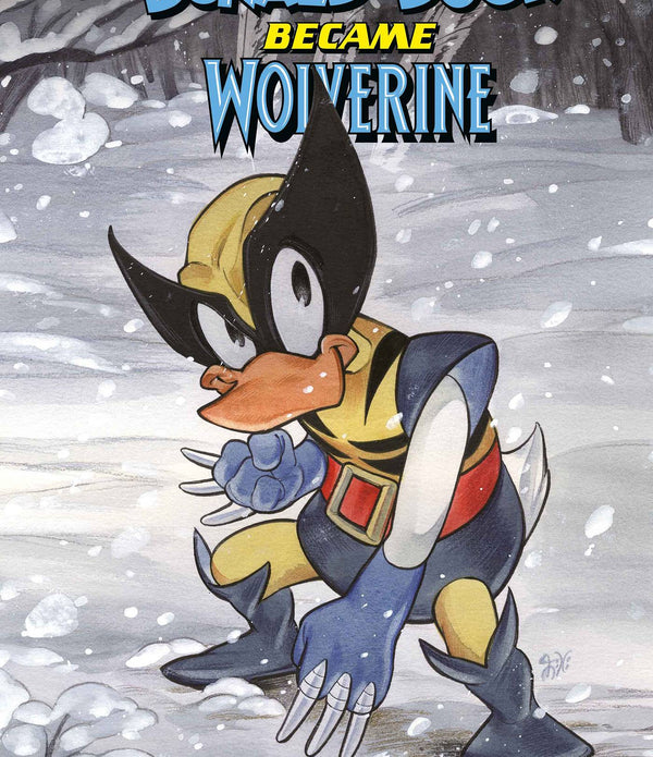 MARVEL DISNEY WHAT IF DONALD DUCK BECAME WOLVERINE #1 PEACH MOMOKO VAR.