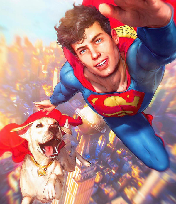 SUPERMAN UNLIMITED #6 CVR D TIAGO DA SILVA CARD STOCK VAR