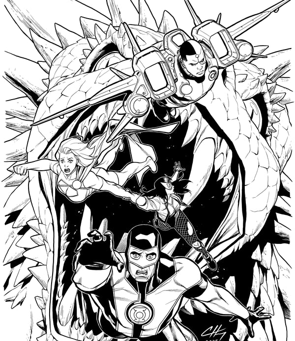 JUSTICE LEAGUE RED #3 (OF 6) CVR A CLAYTON HENRY