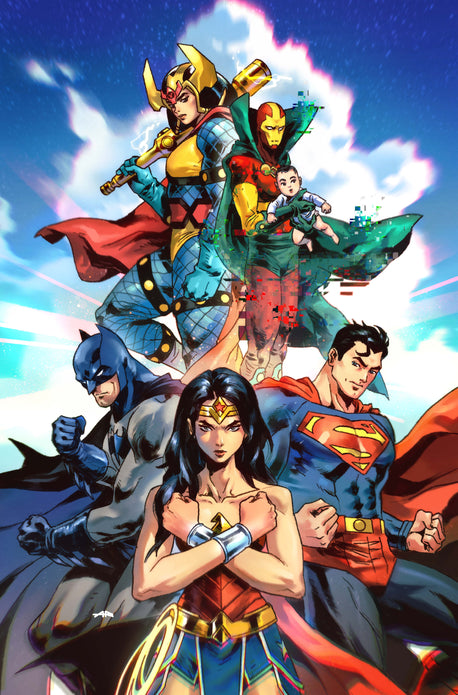 NEW GODS #11 (OF 12) CVR B ANAND RAMCHERON CARD STOCK VAR