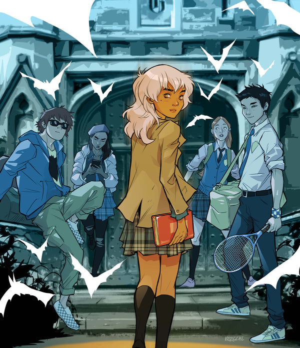 GOTHAM ACADEMY FIRST YEAR #1 (OF 6) CVR A KARL KERSCHL
