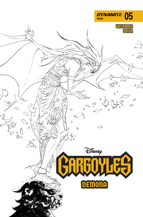 GARGOYLES DEMONA #5 CVR G INC 1:10 JAE LEE LINE ART VAR