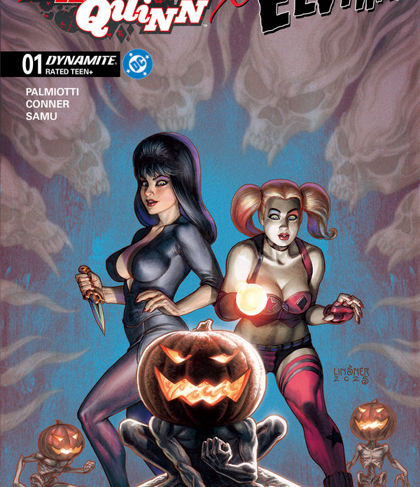 HARLEY QUINN X ELVIRA #1 CVR C JOSEPH MICHAEL LINSNER VAR