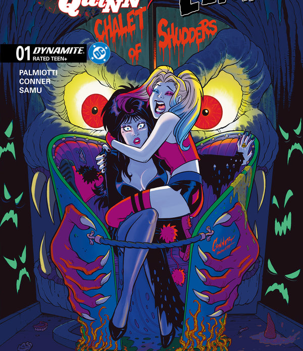 HARLEY QUINN X ELVIRA #1 CVR M INC 1:10 AMANDA CONNER ORIGINAL VAR