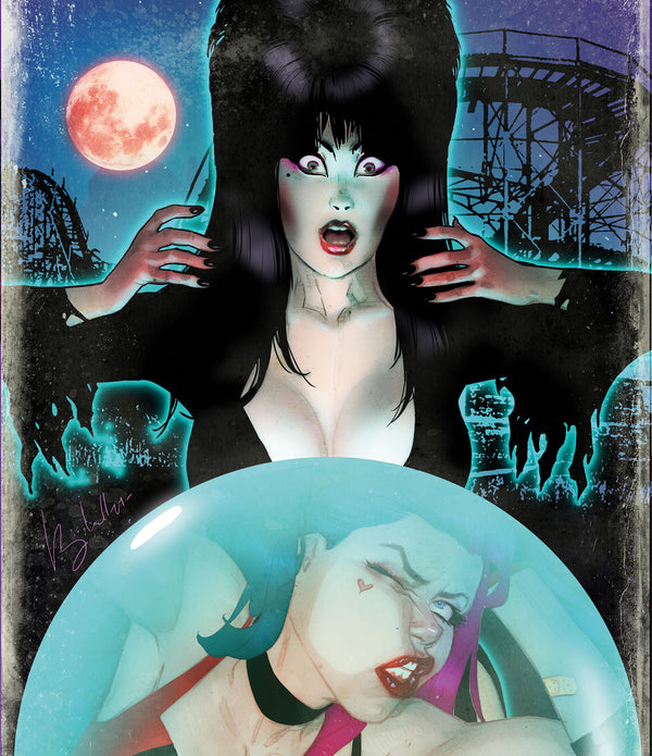 HARLEY QUINN X ELVIRA #1 CVR N INC 1:10 BEN CALDWELL VIRGIN VAR