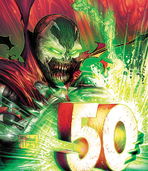 KING SPAWN #50 CVR E INC 1:100 TODD MCFARLANE VIRGIN VAR