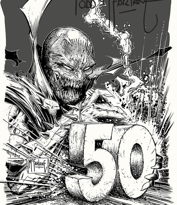 KING SPAWN #50 CVR F INC 1:250 TODD MCFARLANE INKS VAR