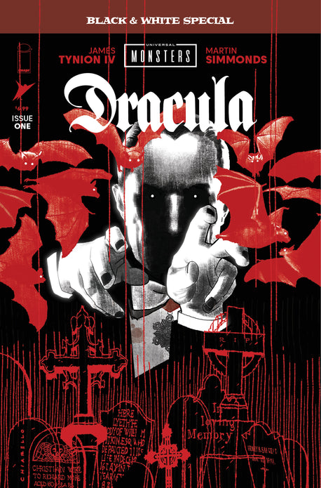 UNIVERSAL MONSTERS DRACULA BLACK & WHITE SPECIAL #1 (OF 2) CVR B MARK CHIARELLO VAR (MR)