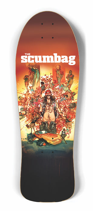 SCUMBAG SKATEBOARD DECK (MR) (NET)