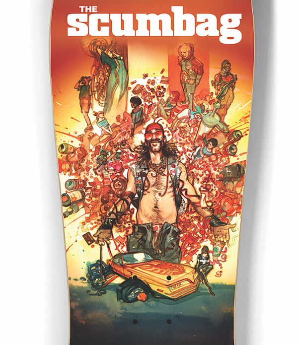 SCUMBAG SKATEBOARD DECK (MR) (NET)