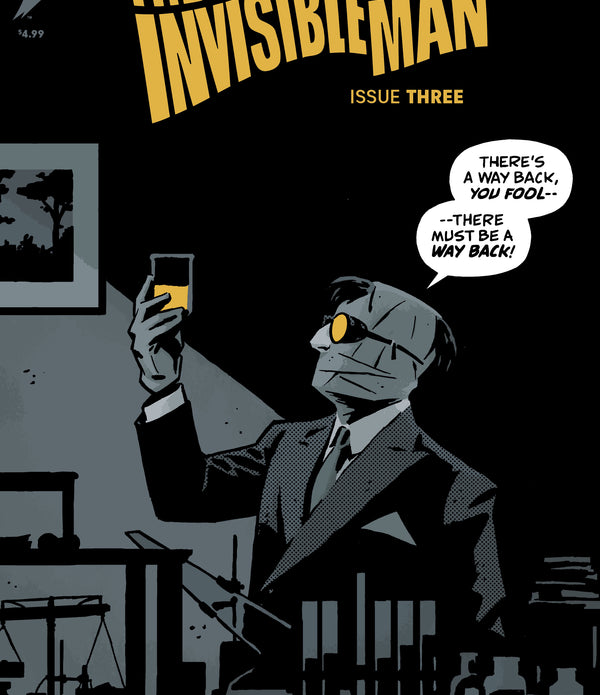 UNIVERSAL MONSTERS THE INVISIBLE MAN #3 (OF 4) CVR C INC 1:10 DAVID AJA PULP VAR