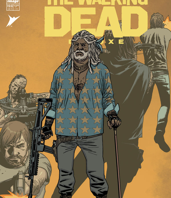 WALKING DEAD DELUXE #123 CVR B CHARLIE ADLARD & DAVE MCCAIG VAR (MR)