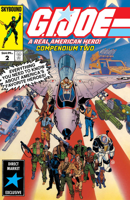 GI JOE A REAL AMERICAN HERO COMPENDIUM TP BOOK 02 DIRECT MARKET EXCLUSIVE MICHAEL GOLDEN CVR