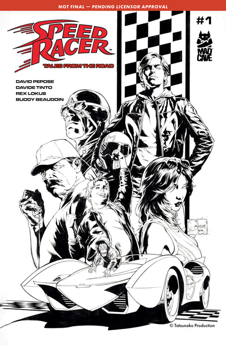 SPEED RACER TALES FROM THE ROAD #1 (OF 8) CVR D 10 COPY JOE QUESADA AND MARK IRWIN UNLOCK VAR