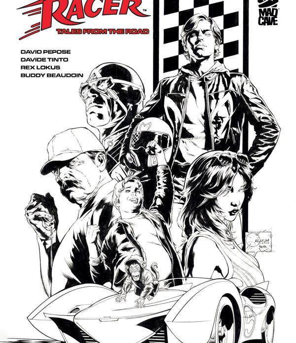 SPEED RACER TALES FROM THE ROAD #1 (OF 8) CVR D 10 COPY JOE QUESADA AND MARK IRWIN UNLOCK VAR