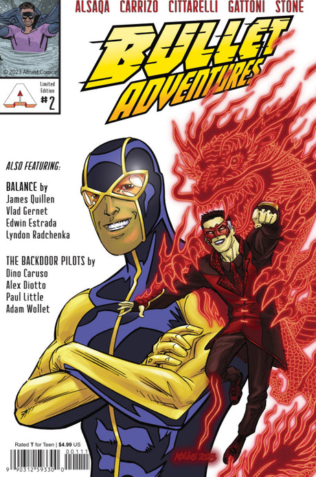 BULLET ADVENTURES #2 CVR B LARA KANE SILVER AGE VAR