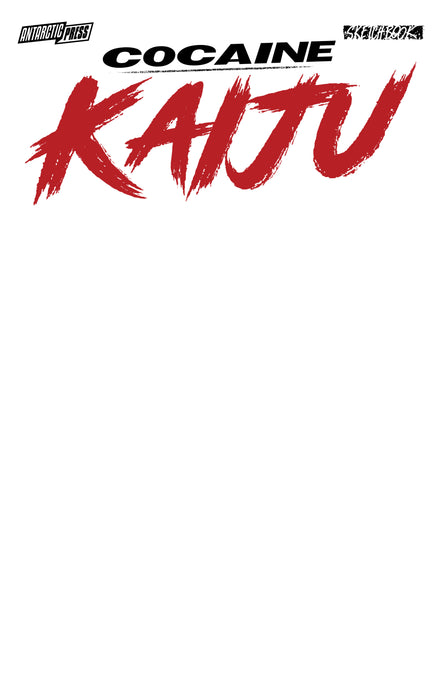 COCAINE KAIJU SKETCHBOOK WHITE