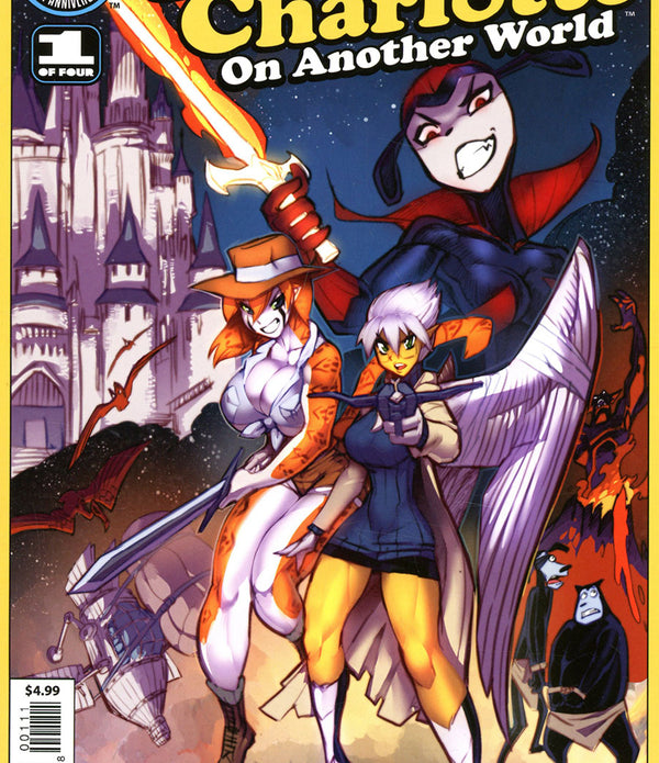 TIFANNY & CHARLOTTE ON ANOTHER WORLD #1 (OF 4) CVR A FRED PERRY
