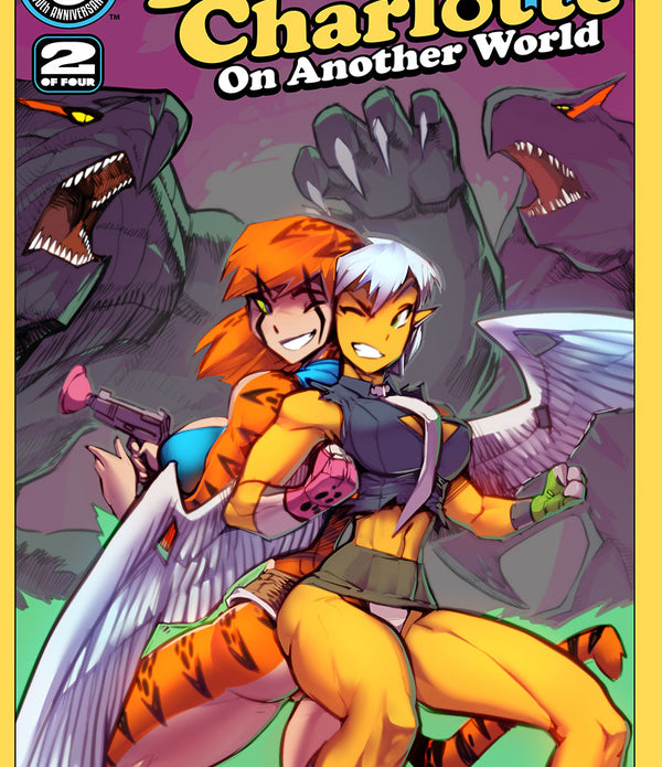 TIFANNY & CHARLOTTE ON ANOTHER WORLD #2 (OF 4) CVR A FRED PERRY