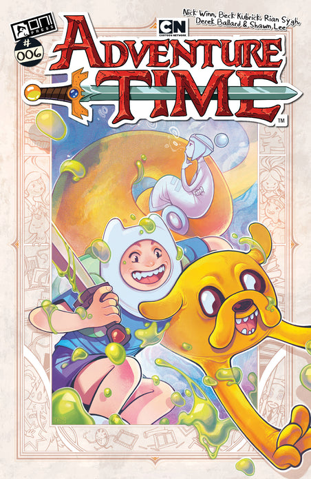 ADVENTURE TIME (SCADENZA PREORDINE (AAAA/MM/GG):) #6 CVR D INC 1:10 ELIZABETH BEALS TRIPTYCH VAR