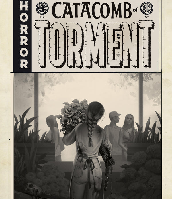 EC CATACOMB OF TORMENT #4 CVR D INC 1:20 REIKO MURAKAMI B&W ARTIST EDITION VAR