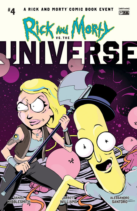 RICK AND MORTY VS THE UNIVERSE #4 (OF 4) CVR C INC 1:10 FLOPS INTERLOCKING VAR