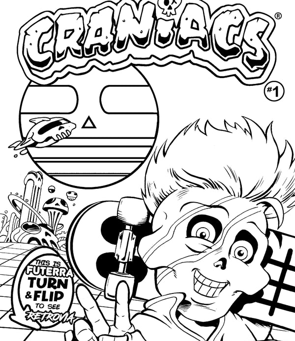 CRANIACS #1 (OF 4) CVR D JOE SIMKO COLOR YOUR OWN FLIP COVER VAR