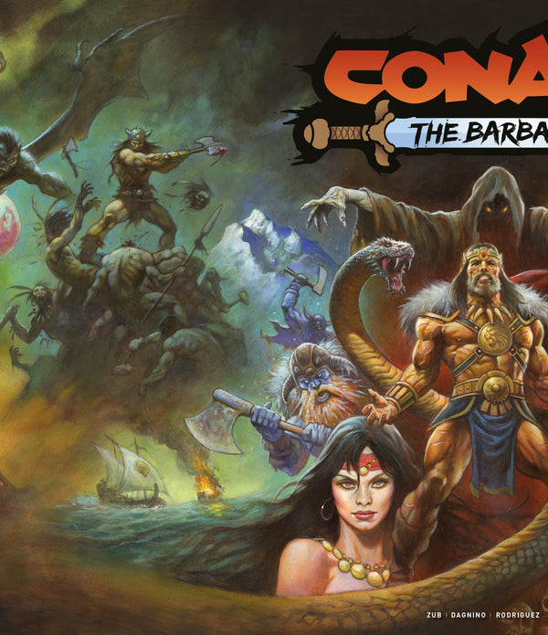 CONAN THE BARBARIAN #25 CVR F ALEX HORLEY WRAPAROUND CARD STOCK VAR (MR)