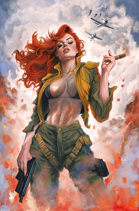HEAT SEEKER EXPOSED A GUN HONEY SERIES #1 (OF 4) CVR N SDCC EXCLUSIVE TEHANI FARR VIRGIN VAR (MR) Limited to 600 copies Allocations May Occur