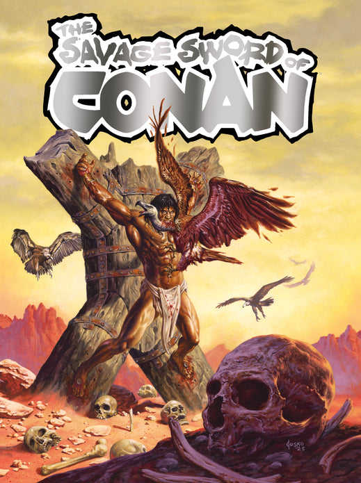 SAVAGE SWORD OF CONAN #8 CVR D SDCC EXCLUSIVE JOE JUSKO FOIL TRADE VAR (MR) Limited to 700 copies Allocations May Occur.