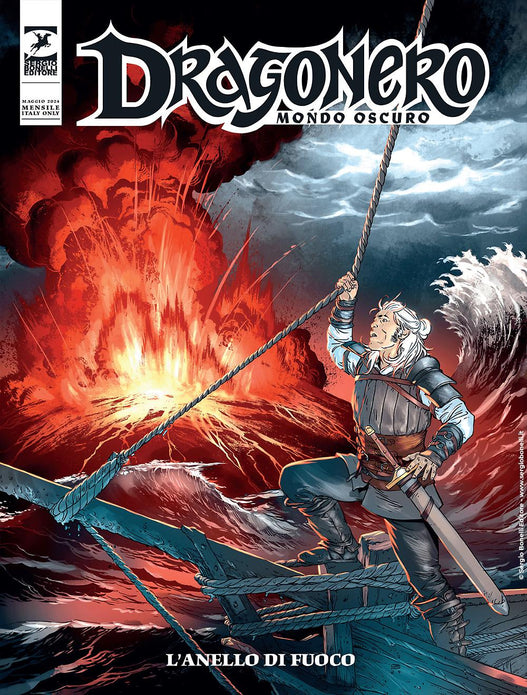 DRAGONERO 132 - MONDO OSCURO 19 - L'ANELLO DI FUOCO