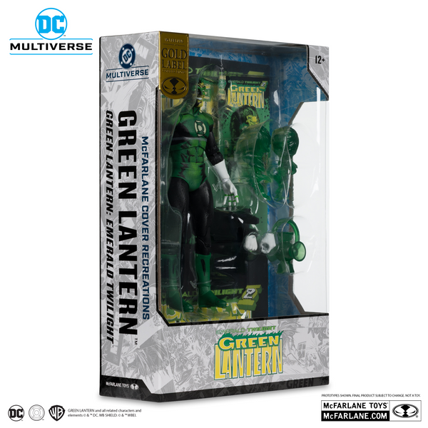 Green Lantern (Emerald Twilight) Gold Label 7" Figure McFarlane Cover Recreations
