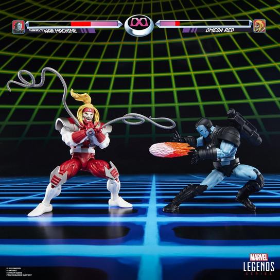 MARVEL LEGENDS SERIES MARVEL’S WAR MACHINE VS MARVEL’S OMEGA RED GAMEVERSE