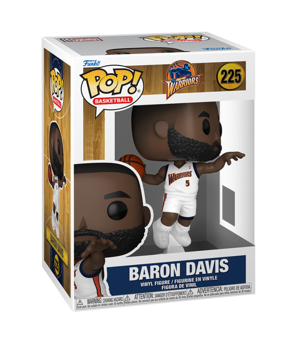 NBA - POP FUNKO VINYL FIGURE 225 BARON DAVIS (WARRIORS) 9CM