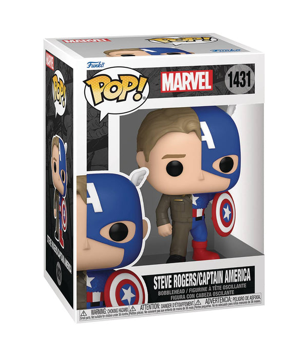 POP MARVEL SPLIT CAPTAIN AMERICA/STEVE ROGERS