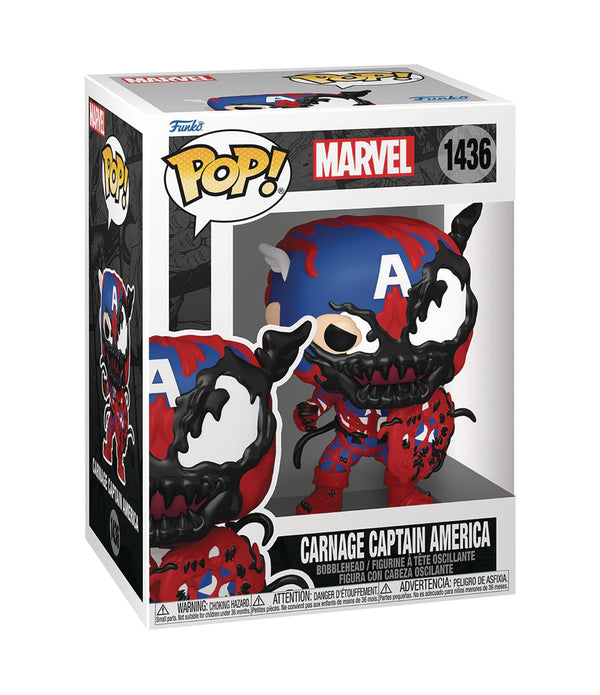 POP MARVEL CARNAGEIZED CAPTAIN AMERICA