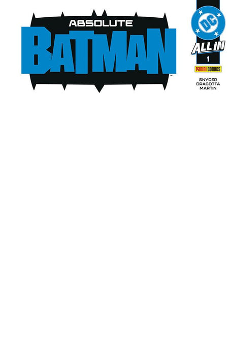 ABSOLUTE BATMAN 1 BLANK VARIANT
