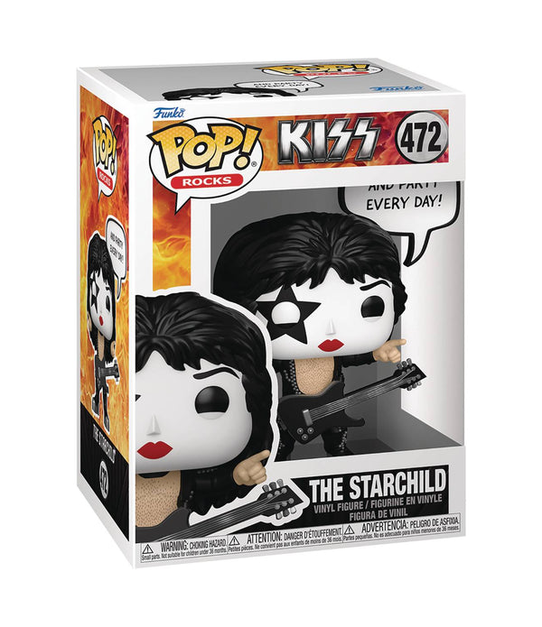 POP SAYINGS KISS THE STARCHILD ROCK&ROLL ALL NIGHT FIG (C: 1