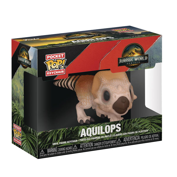 POP KEYCHAIN JURASSIC 5 AQUILOPS FIG (C: 1-1-2)