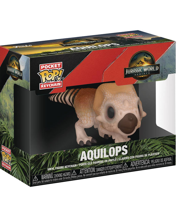 POP KEYCHAIN JURASSIC 5 AQUILOPS FIG (C: 1-1-2)