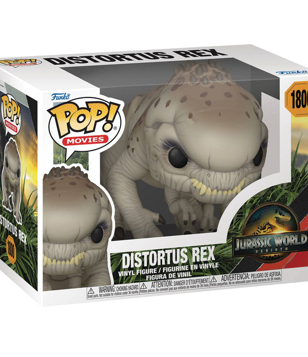 POP MOVIES JURASSIC 5 DISTORTUS REX FIG (C: 1-1-2)