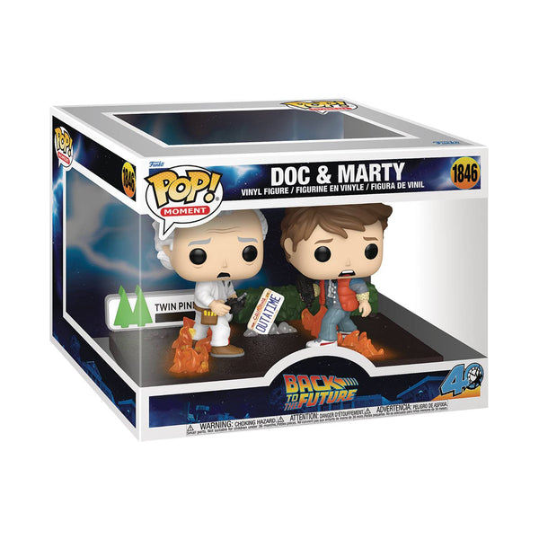 POP MOMENT BACK TO THE FUTURE S5 DOC & MARTY FIG (C: 1-1-2)