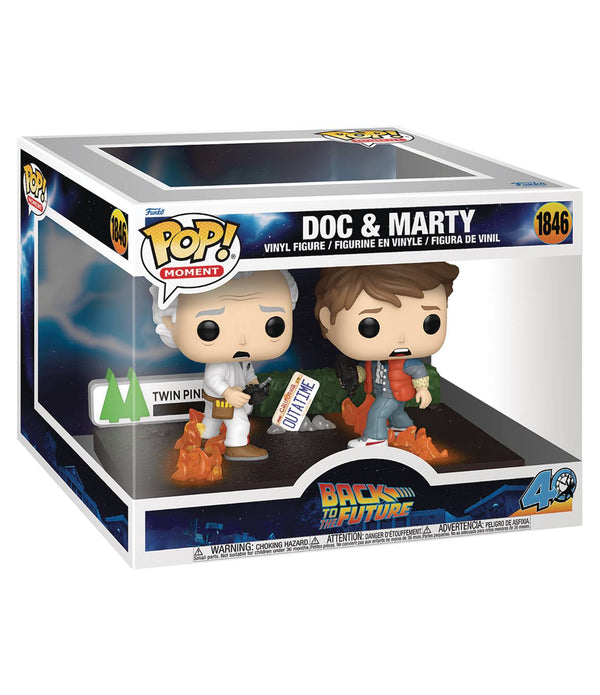 POP MOMENT BACK TO THE FUTURE S5 DOC & MARTY FIG (C: 1-1-2)