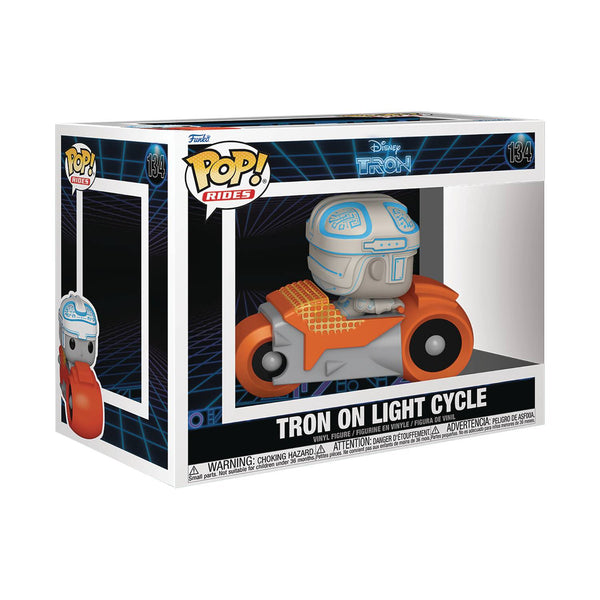 POP RIDES DLX TRON 1982 TRON W CYCLE FIG (C: 1-1-2)